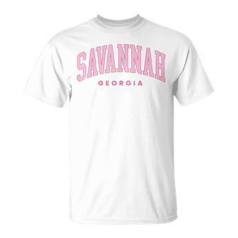 Retro Savannah Georgia Vintage Preppy Throwback Girls Kid Unisex T-Shirt | Mazezy