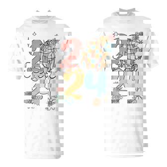 Retro Senior 2024 Disco Ball Class Of 2024 Graduate  Graduate Funny Gifts Unisex T-Shirt
