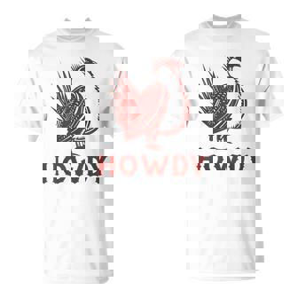 Sage Grouse Howdy Cowboy Western Bird Country Cowgirl Unisex T-Shirt | Mazezy