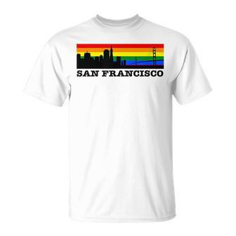 San Francisco Gay Pride Parade Gay Flag Unisex Unisex T-Shirt | Mazezy