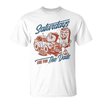Saturdays Are For The Dads Car Guy T-shirt - Thegiftio UK