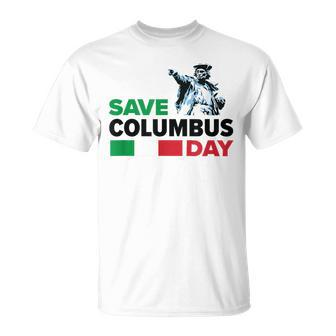 Save Columbus Day - Italian Pride Unisex T-Shirt | Mazezy