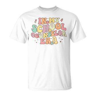 In My School Counselor Era Retro Back To School Counseling T-Shirt | Mazezy