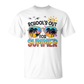 Schools Out For Summer Last Day Of School BeachSummer Unisex T-Shirt | Mazezy DE