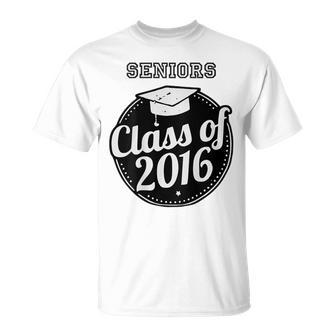 Seniors Class Of 2016 Graduation T-Shirt | Mazezy