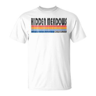 Show Your Hidden Meadows Ca Hometown Pride With This Retro Unisex T-Shirt | Mazezy