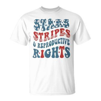 Stars And Stripes And Reproductive Rights America Flag Unisex T-Shirt | Mazezy