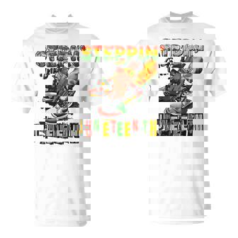 Stepping Into Junenth Unisex T-Shirt | Mazezy