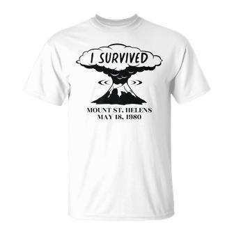 I Survived Mount Saint Helens T-Shirt | Mazezy