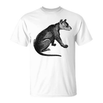Tasmanian Tiger Print T-Shirt | Mazezy