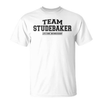 Team Studebaker Proud Family Surname Last Name T-Shirt | Mazezy UK