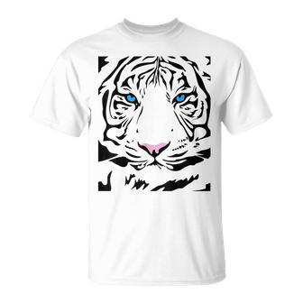 Tiger Tigress Face Fierce And Wild Beautiful Big Cat T T-Shirt | Mazezy