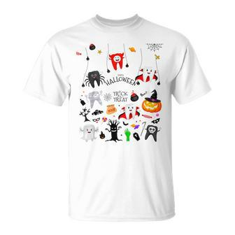 Tooth Th Halloween Theme Trick Or Treat Squad Spooky Rda Unisex T-Shirt | Mazezy