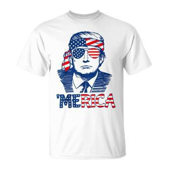 Trump 'Merica Trump 4Th Of July T-Shirt | Mazezy
