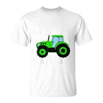 Never Underestimate An Old Man With A Tractor Driver Farmer T-Shirt - Seseable