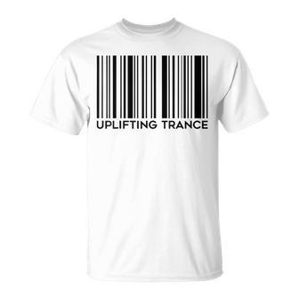 Uplifting Trance Barcode We Love Uplifting Music T-Shirt | Mazezy