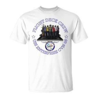 Uss Enterprise Cvn65 Flight Deck Crew T-shirt - Thegiftio UK