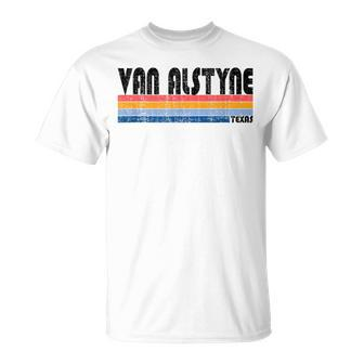 Van Alstyne Tx Hometown Pride Retro 70S 80S Style T-Shirt | Mazezy