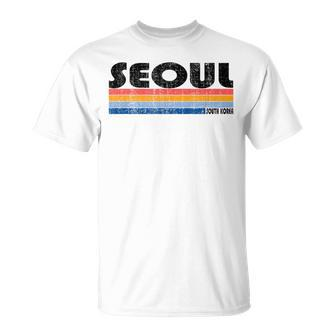 Vintage 70S 80S Style Seoul South Korea T-Shirt | Mazezy DE