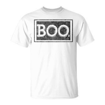 Vintage Boo Halloween Cute Retro Costume Kids Toddler Adult Halloween Funny Gifts Unisex T-Shirt | Mazezy