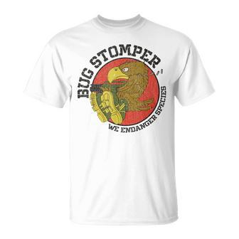 Vintage Colonial Marines Bug Stomper We Endanger Species T-Shirt | Mazezy