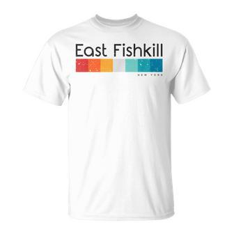 Vintage East Fishkill New York Retro T-Shirt | Mazezy
