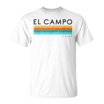 Vintage El Campo Tx Texas Usa Retro T-Shirt | Mazezy