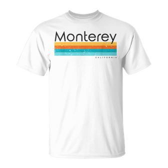 Vintage Monterey California Ca Retro T-Shirt | Mazezy
