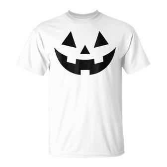 Vintage Pumpkin Face Jackolantern Jack O Lantern Halloween T-Shirt | Mazezy CA