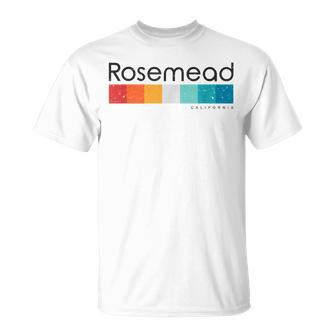 Vintage Rosemead California Ca Retro T-Shirt | Mazezy