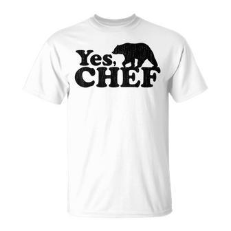 Vintage Yes Chef Kitchen The Bear T-Shirt - Monsterry CA