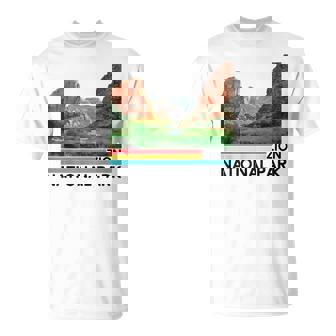 Vintage Zion National Park Retro Mountain T-Shirt | Mazezy