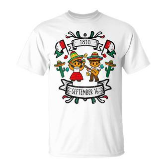 Viva Mexico September 16 1810 Mexican Independence Day T-Shirt - Seseable