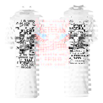 I Am A Woman I'm A Veteran I Have A Dd-214 I Walked The Walk T-Shirt