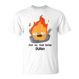 Woot May All Your Bacon Burn T-Shirt | Mazezy