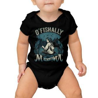 Funny Ofishally The Best Mama Fishing Rod Mommy Mothers Day Gift For Women Baby Onesie | Mazezy