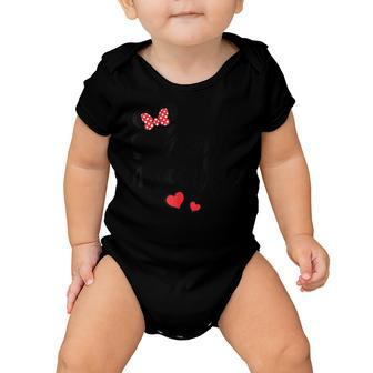 Mama Mouse Mama Mouse Heart Funny Mama Mothers Day Gift For Mens Gift For Women Baby Onesie | Mazezy
