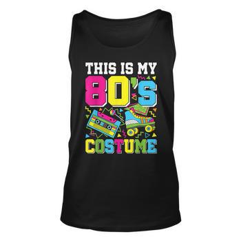 T-shirt Humour Années 80 - Débardeur « This Is My 80's Costume » Pour Soirée Déguisée