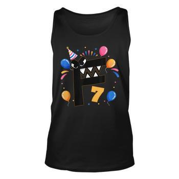  Alphabet Lore f 7 Years 7th Birthday Boys Villain Letter  T-Shirt : Clothing, Shoes & Jewelry