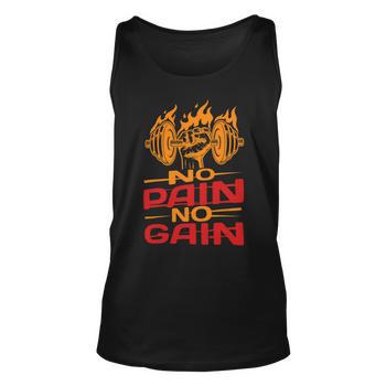 No Pain No Gain Gym Fitness Lovers Fitness Workout Costume Mens