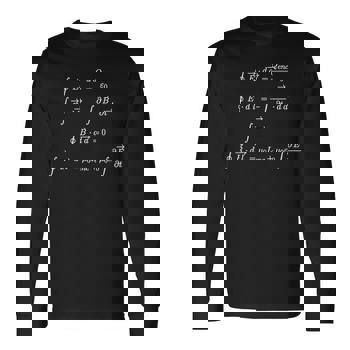 Maxwell's Equations Integral Form Cool T For Geeks T-Shirt | Mazezy