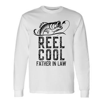 Reel Cool Father In Law Fishing Fisherman Men's Back Print T-shirt