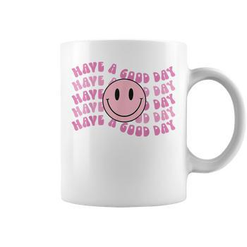  OGILRE Preppy Pink Inspirational Quotes It's A Good Day to Have  A Good Day Ceramic Double Side Printed Mug Cup, Preppy Have A Good Day  Coffee Milk Tea Mug Cup,Gifts For