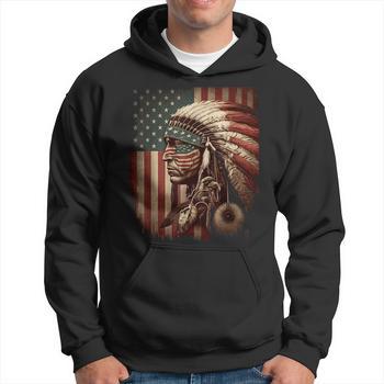 Native American Flag Shirts, Mens Native American Hoodies, American Indian T Shirts