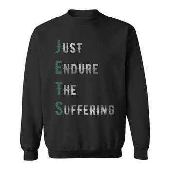 Funny Jets Just Endure The Suffering New York Football Football Funny Gifts  Mens Back Print T