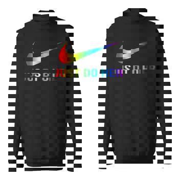 nike just do it pride hoodie