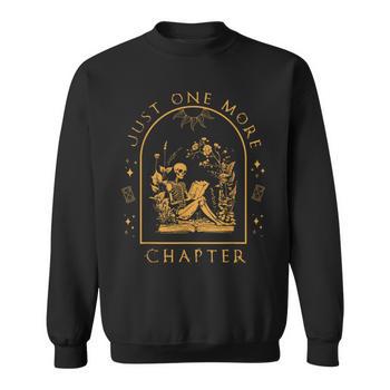 Produktbild von Just One More Chapter Damen Sweatshirt, Sweatshirt Für Buchliebhaber, Süße, Bequeme Literarische Geschenkidee Für Leser