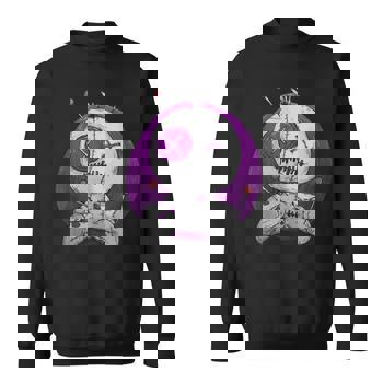 Scary Graphic Voodoo Doll Teddy-Bear Halloween Gothic Long