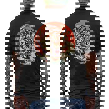 Asian Inspired Vintage Style 80S Retro Japanese Tiger Long