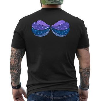 Mermaid Seashell Bra Purple Bra Shell Bra Top Long Sleeve T-Shirt